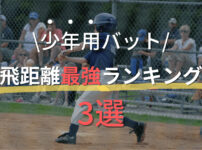 少年用バット飛距離最強ランキングTOP3